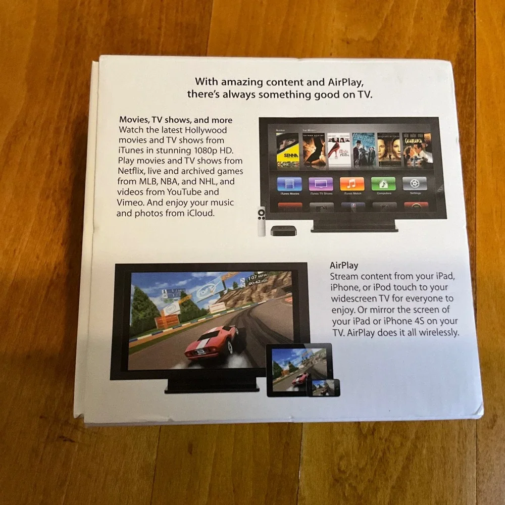 Apple TV MD199LLA 3rd Gen 32GB‎ Black Media Streamer A1469